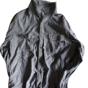 MENS CONVERSE SIZE LARGE CASUAL BUTTON DOWN LONG SLEEVED SHIRT